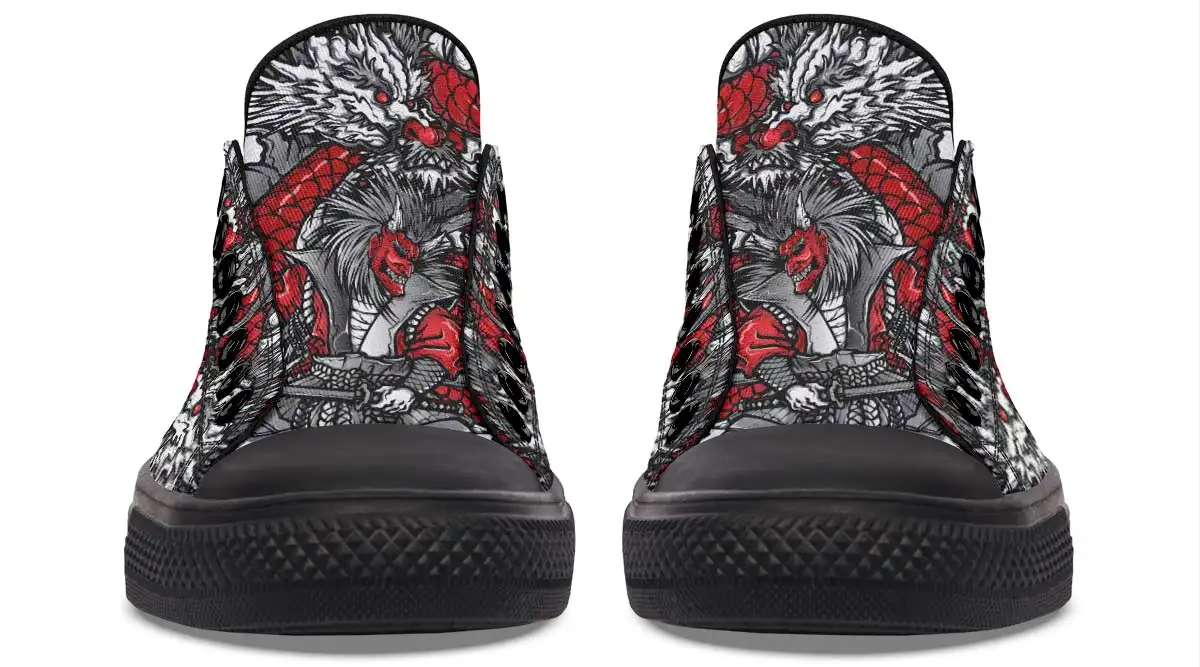 Fashion Print Couple Low-Top Canvas Shoes