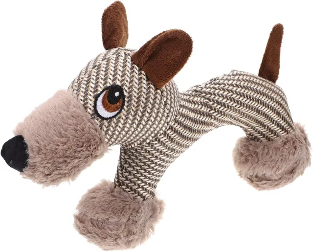 Large Dog Squeaky Toys Stuffed Animal Dog Plush Toy Dog Interactive Toy Plush Dogs Chew Toy Stimulating Squeaky Pet Toys For Medium Large Dogs Pu... Puppy - Shop at LoveMi