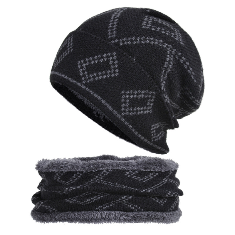 Hedging Hat With Thick Square Pattern To Keep Warm — foto 8