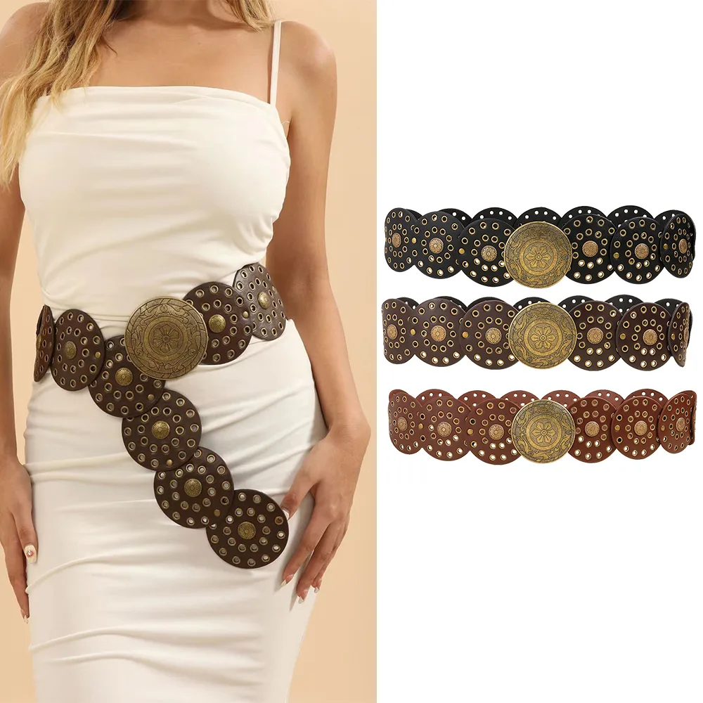 Retro Personality Men's and Women's Belts Exaggerated Hip Hop