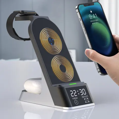 Creative H35 Multifunctional Wireless Charging with Alarm Clock