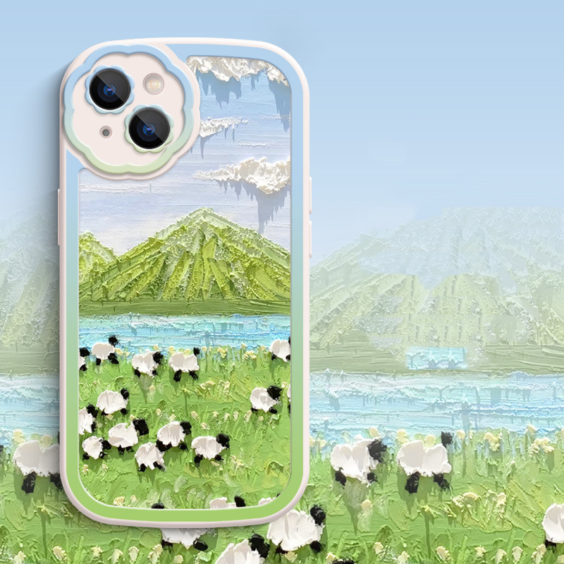 Oil Painting Flower Mobile Phone Protective Case