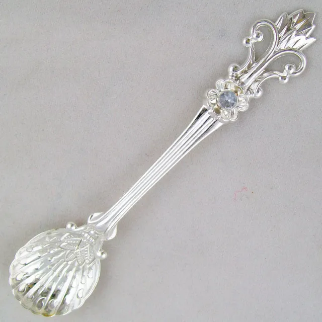 Creative Retro Pattern Alloy Stirring Dessert Spoon Silver - Shop at LoveMi