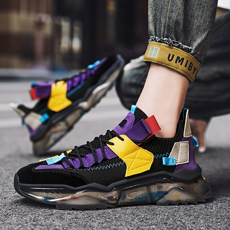 Thick Soled Old Leisure Breathable Shuttle Sneakers - Image 1