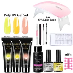 Nail Extension Gel Set Crystal UV Phototherapy - Usb - View 1