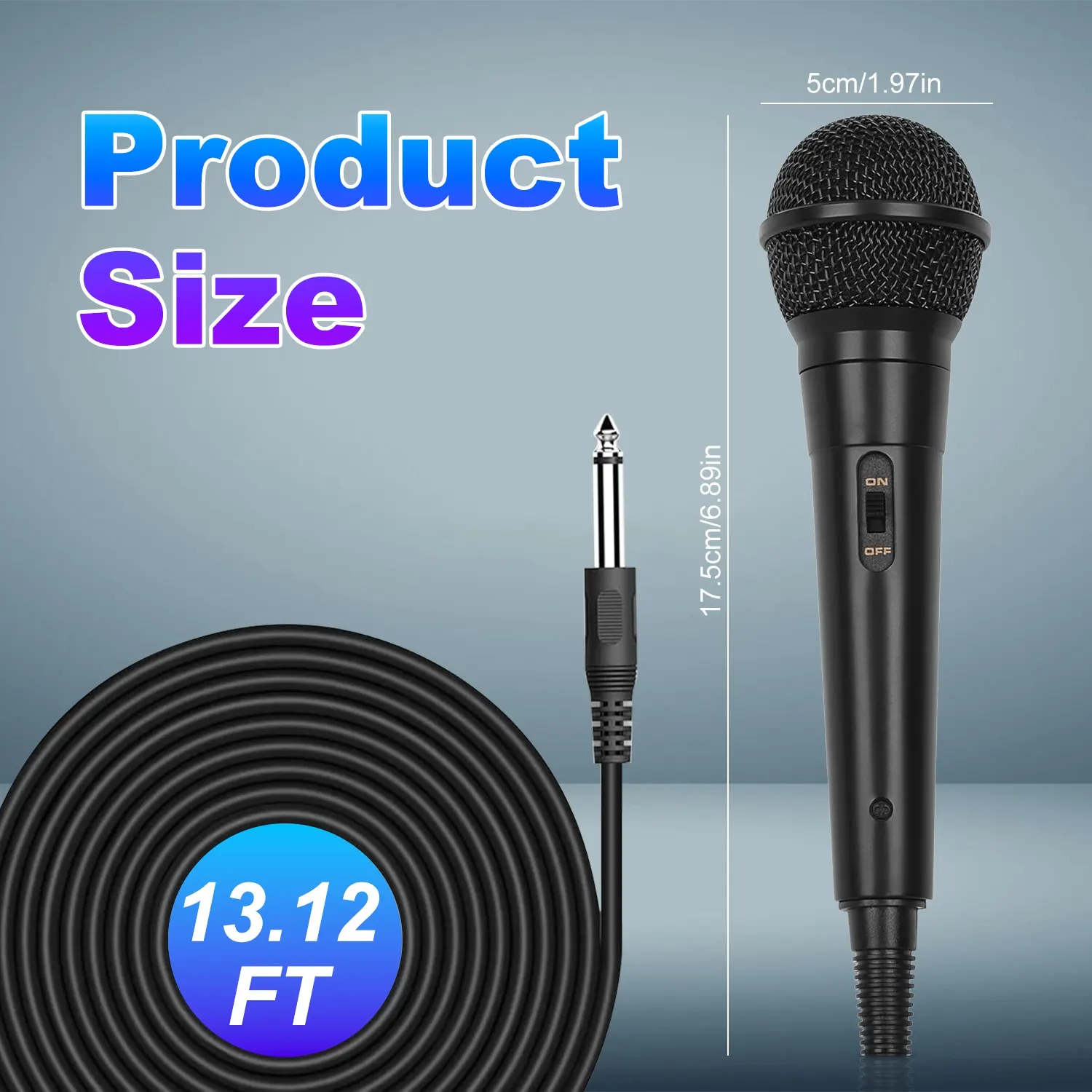 Handheld Wired Microphone Cardioid Dynamic Vocal Mic