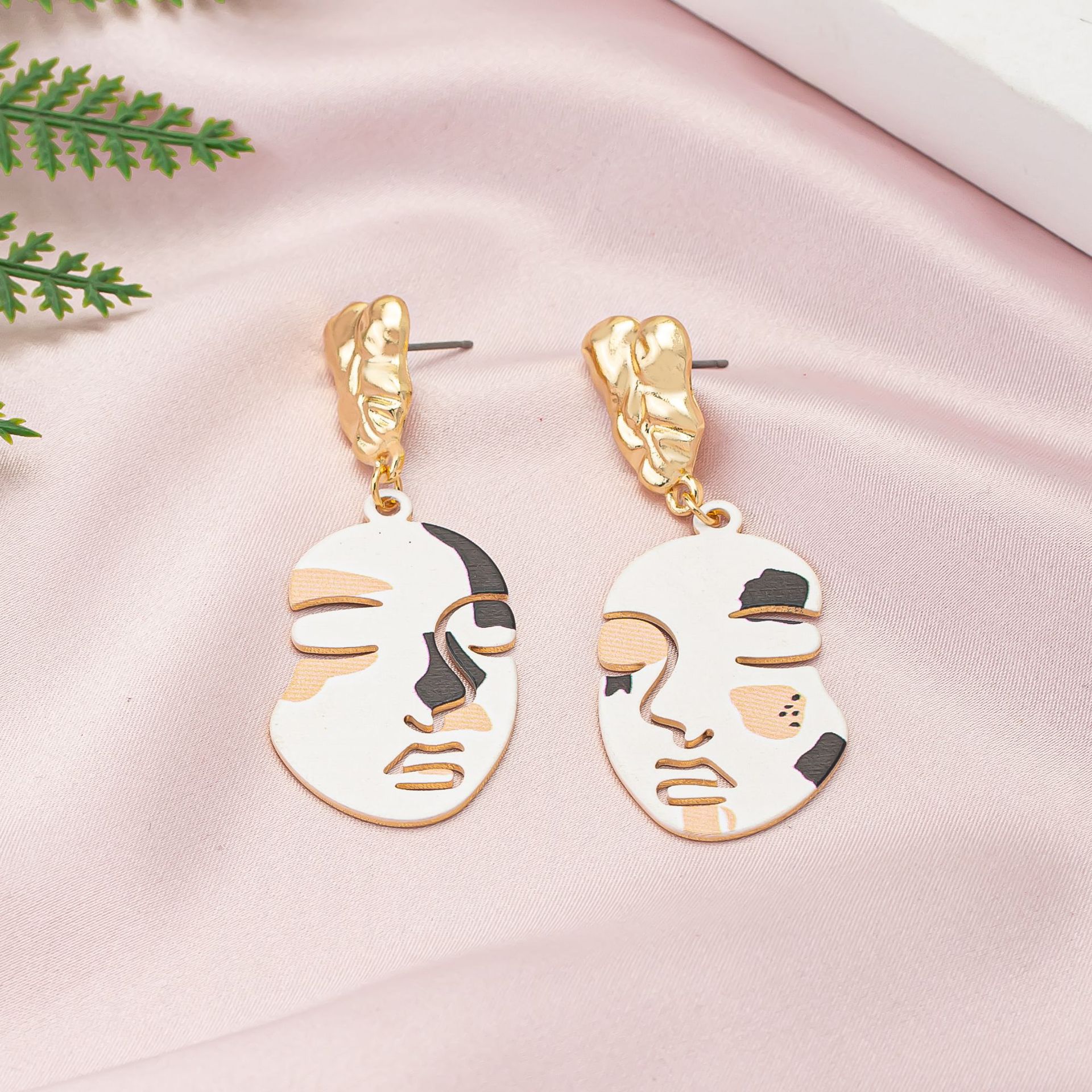 Title 3, Interesting Design Printed Face Mask Earrings