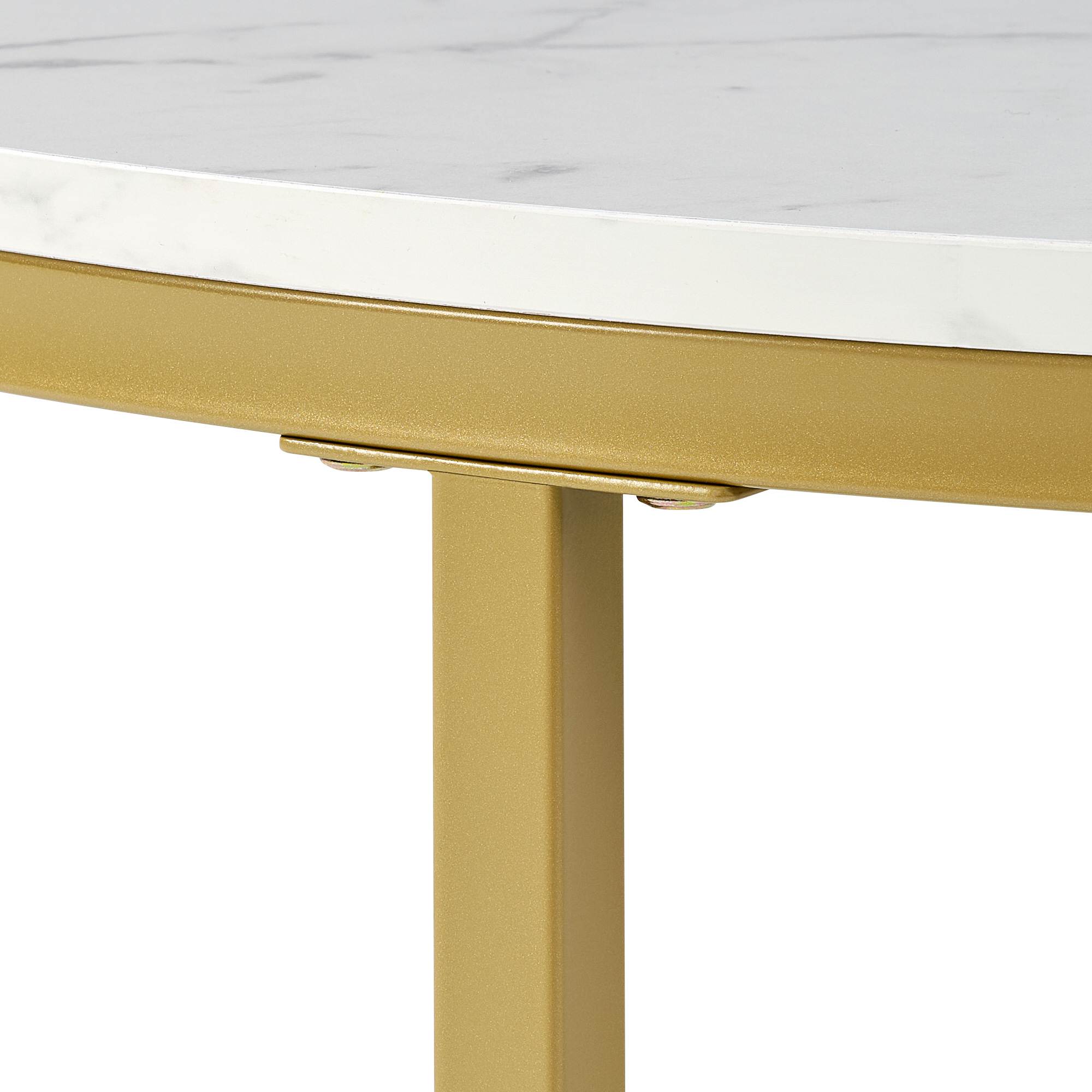The Living Room Features A Marble Circular Glass Coffee Table, And A Double-layer Circular Transparent Coffee Table With Storage Function.