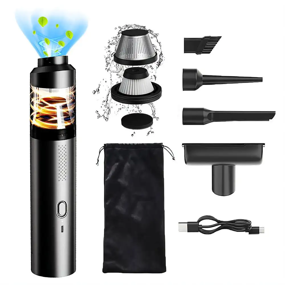 Brushless Car Vacuum Cleaner, 15000Pa, Cordless, 2