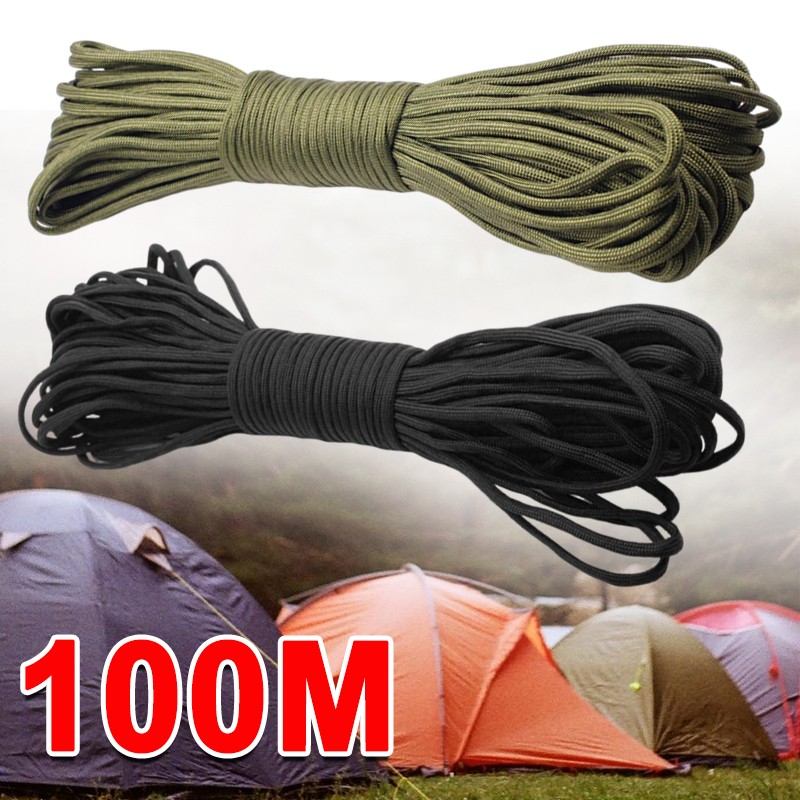 328FT 4mm 7 Strand Core 550 Paracord Parachute Cord Camping Tent Rope Color — image 3