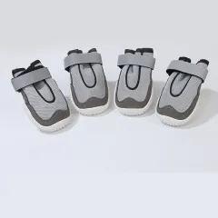 Pet Shoes Wear-resistant And Breathable Big Dog - Grey - View 1