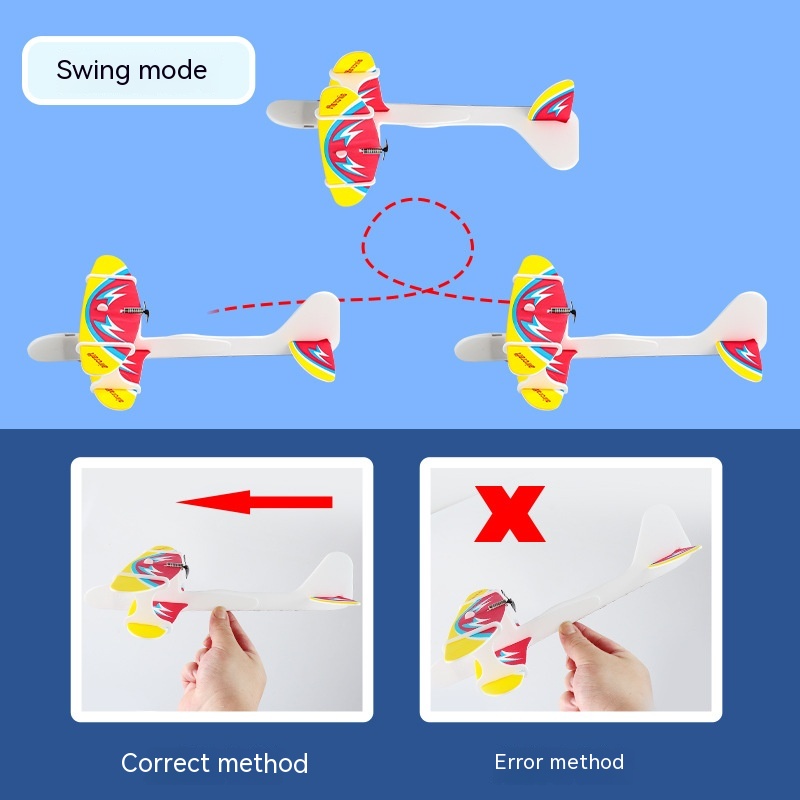 Title 3, Electric Bubble Plane Glider, charging light, a...