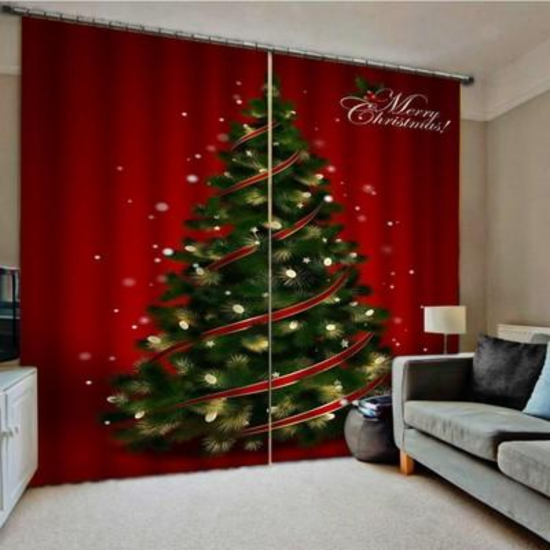 Christmas Tree Curtains