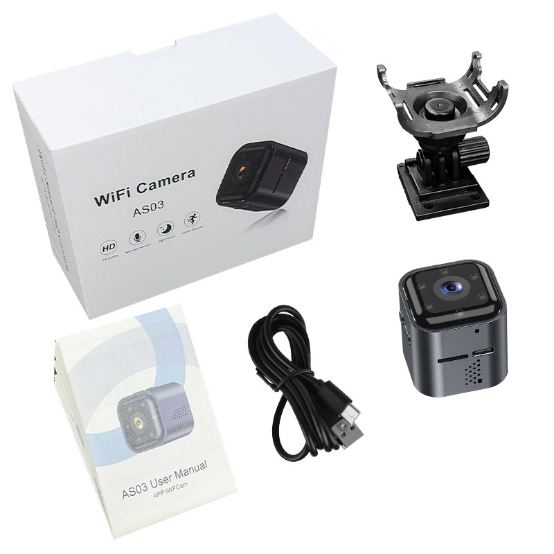Hot-selling AS03 Camera HD Night Vision Security Home Smart WiFi Voice Remote Viewing Camera — foto 4