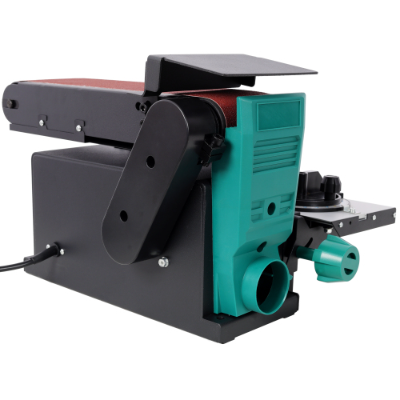 Benchtop Belt And Disc Sander,120V 60Hz,4x36 In. Belt  6 In. Disc Sander, Green Color