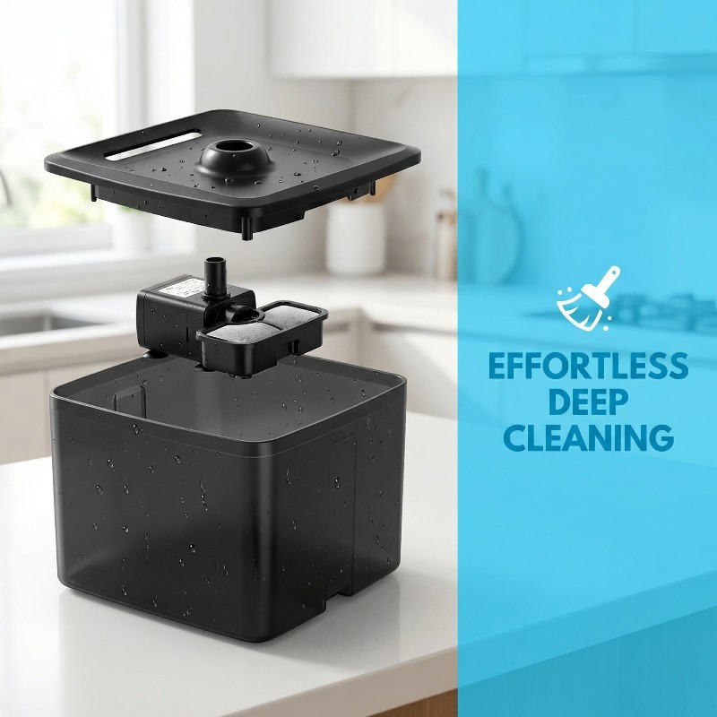 Ultra Silent Circulating Pet Drinking Fountain, 3800ML Large Volume, USB Powered Easy Clean Water Bowl For Kittens Puppies