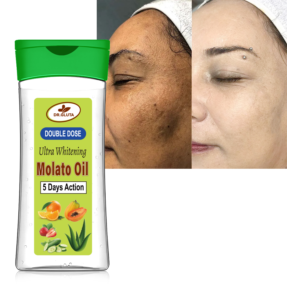 Molato Body Oil Double Dose Ultra Whitening Moisturizing Fruit Skin Care 200ml
