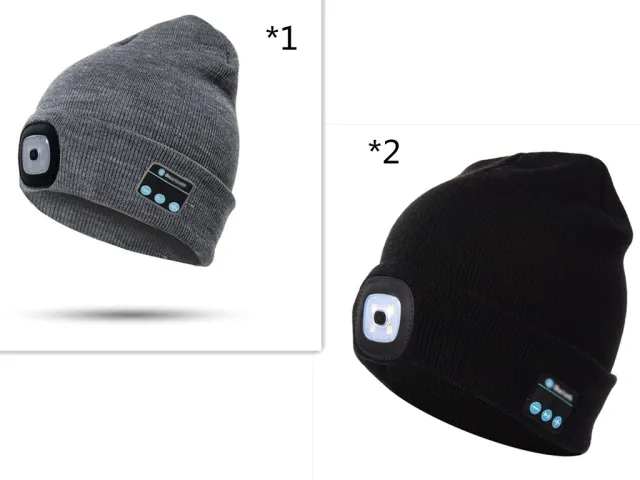 Bluetooth LED Hat Wireless Smart Headset Headphone Set - Shop at LoveMi