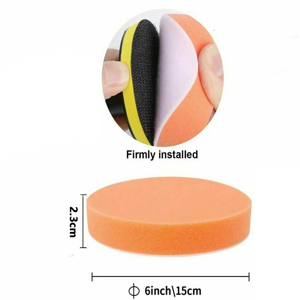 2000W Electric Polisher Car Sander Machine Kit Buffer Pad Sponge Polishing Waxer - Image 5
