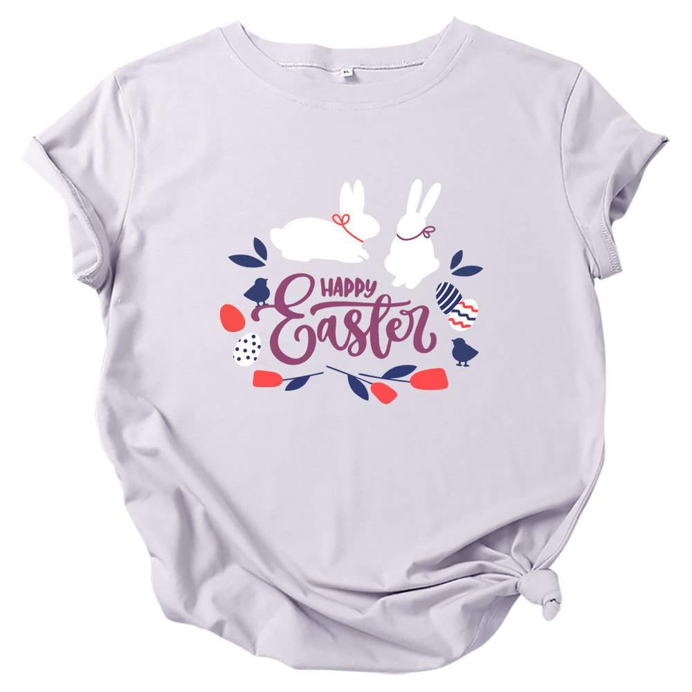 Title 10, Cotton Easter Short Sleeve Women