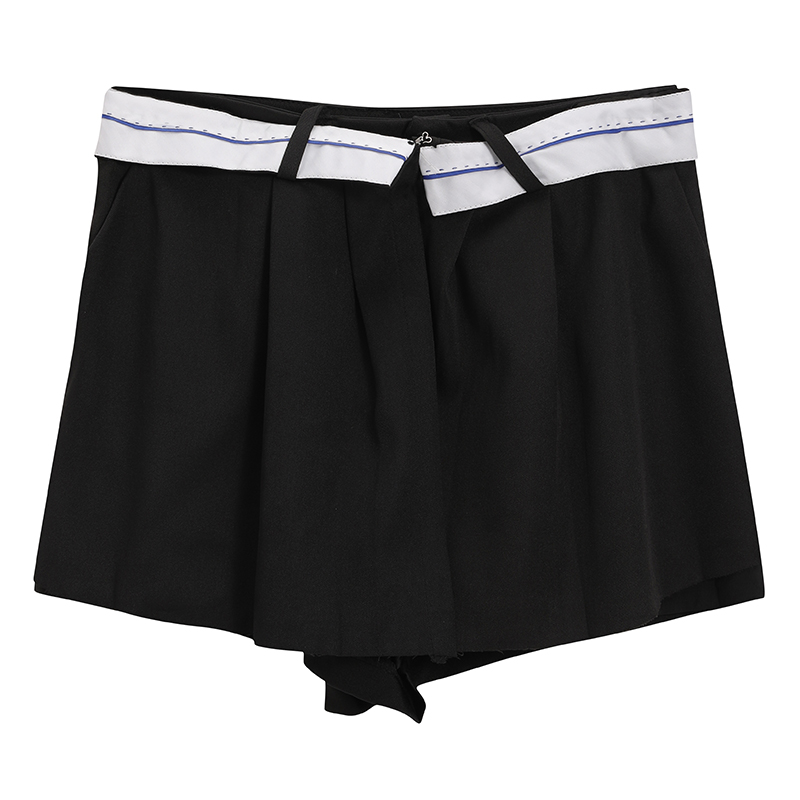 Ladies Fashion Personality Irregular Pleated Culottes Jacket