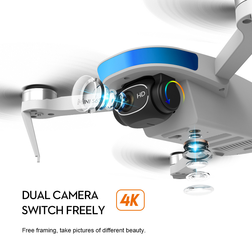 Title 10, Mini Brushless UAV S6S Dual Lens Aerial Photogr...