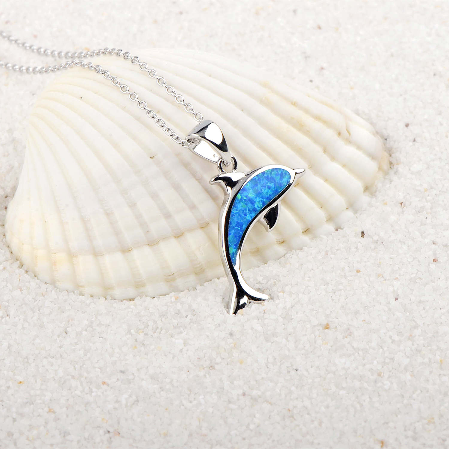 Dolphin Pendant Necklace - Image 1 of 5