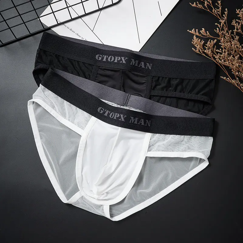 Men's Ice Silk Translucent Thin Mesh Single