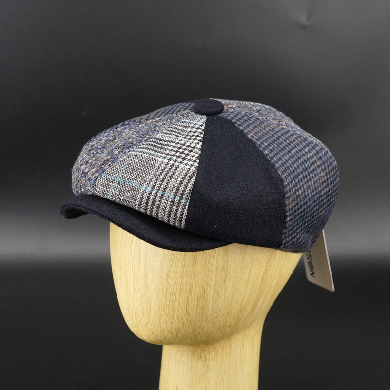 Title 2, Octagonal Hat Lady Retro Newsboy Hat English Qu...