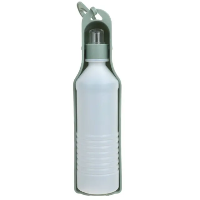 Pet Supplies Water Fountain Outdoor Portable Feeding Grayish Green - Shop at LoveMi