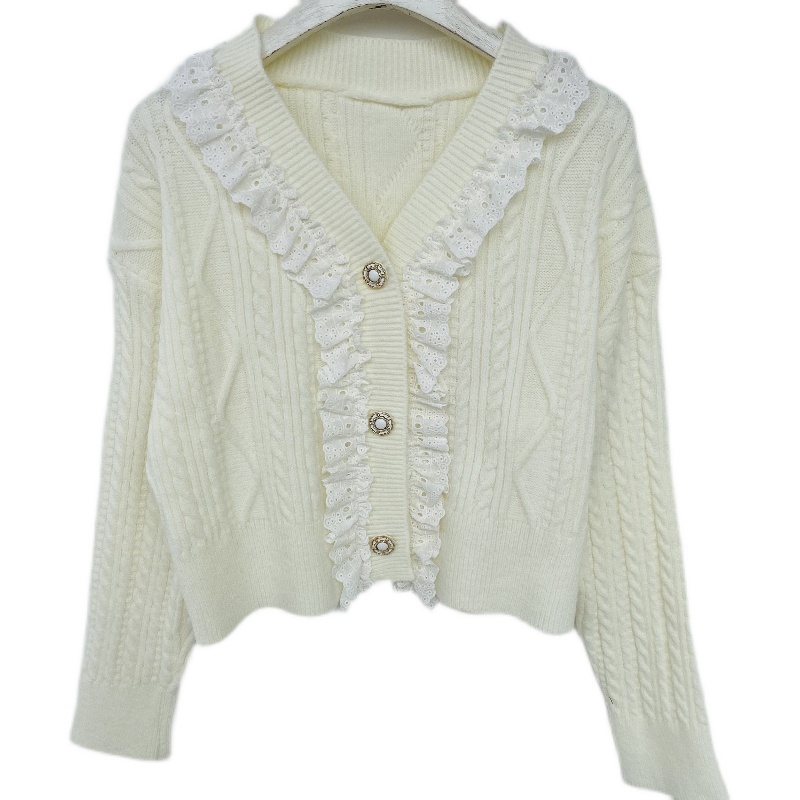 Girl Loose Lazy College Style Cardigan Coat - Image 40