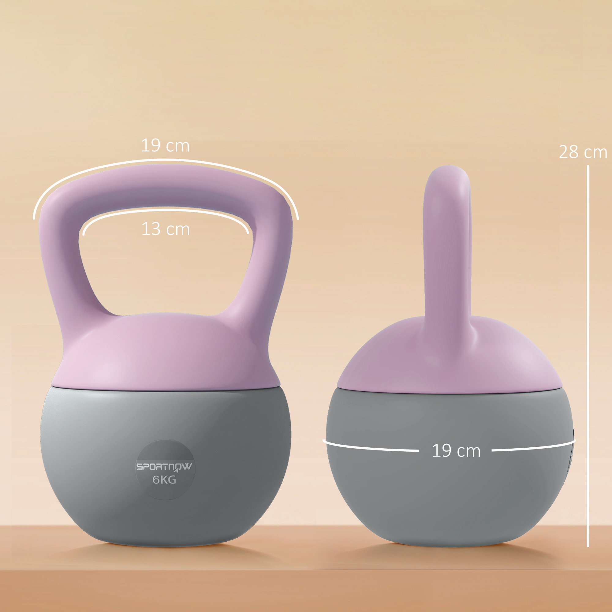 6kg Soft Kettlebell With Anti Slip Handle, Suitable For Home Gym — image 10