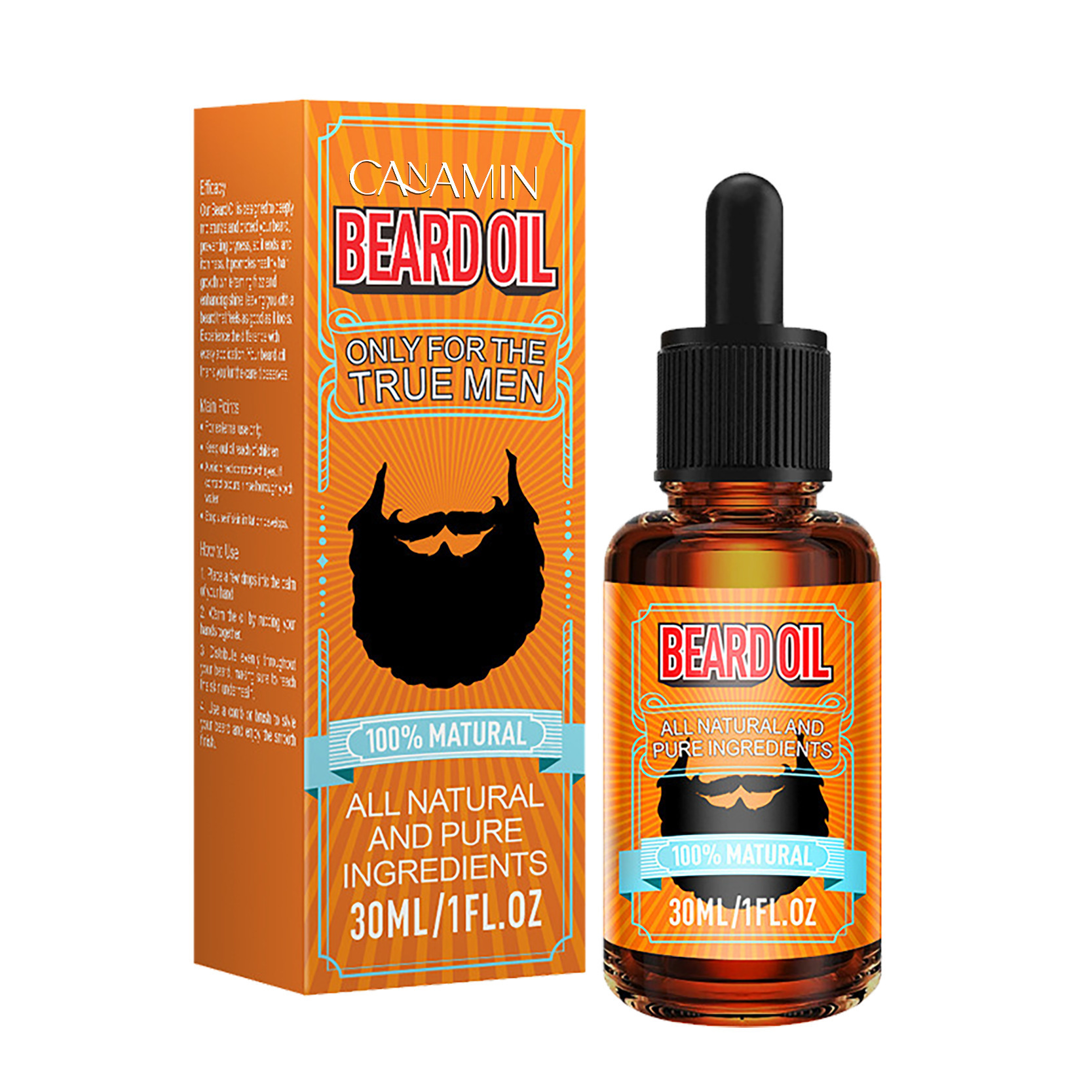 CANAMIN Beard Growth Liquid 30ml — foto 3