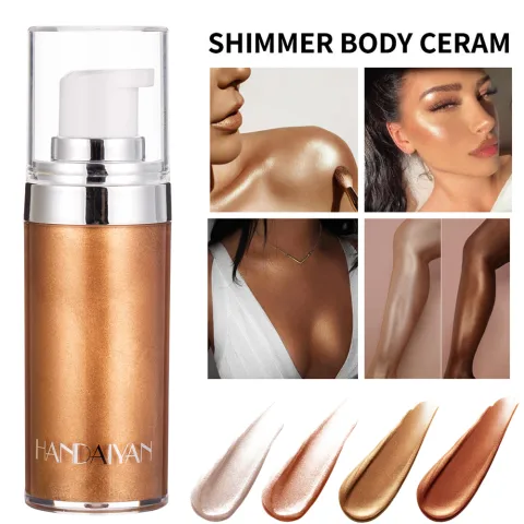 Liquid Highlighter Makeup Face Legs Brightener Concealer Glitter Bronzer