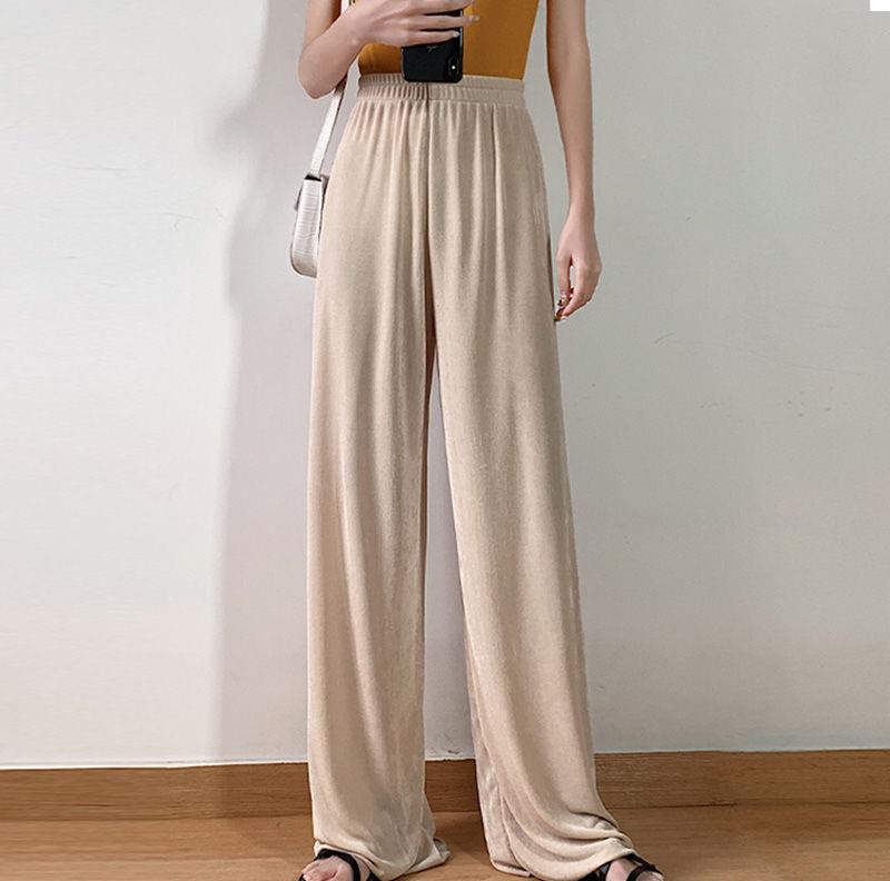 Title 1, High-waisted Loose and Thin Mopping Pants