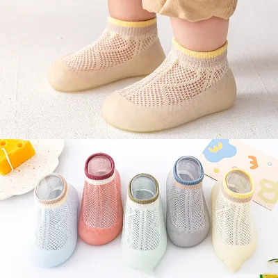 Spring And Summer New Combed Cotton Non-slip Breathable Children's Soft-soled Shoes