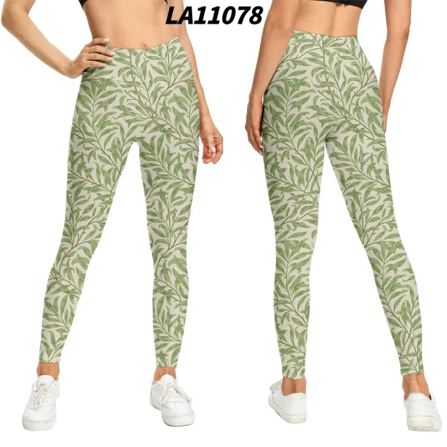 Women's Floral Print High waist Buttocks Tights 6 Style - Shop at LoveMi