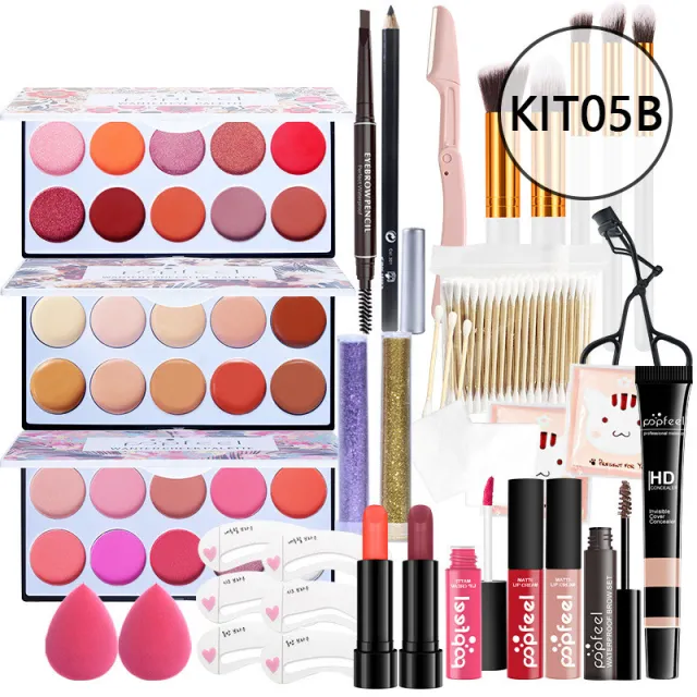 Makeup Cosmetics Set Beginner Combination Concealer Eyeliner Eyebrow Pencil Kit05B - Shop at LoveMi