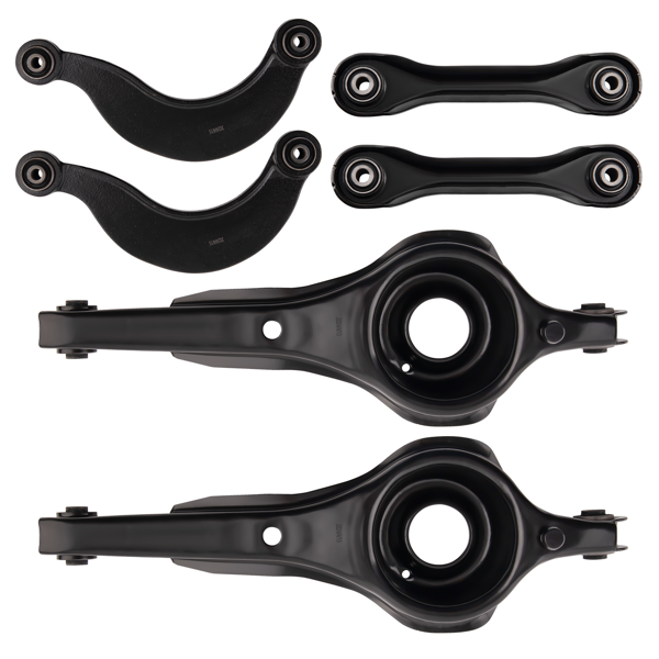 6pcs Rear Lower Forward Trailing Arm & Upper Control Arms Fit For Ford Focus 2000-2011