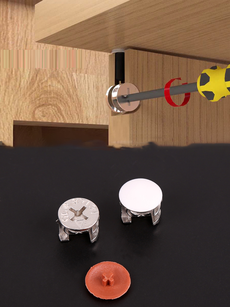 Furniture Three-in-one Connector Eccentric Screw Cover