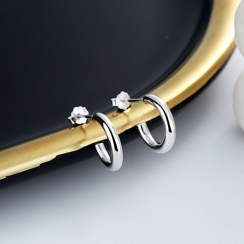 Geometric Earrings Simple Ins Tide Net Red Design Earrings