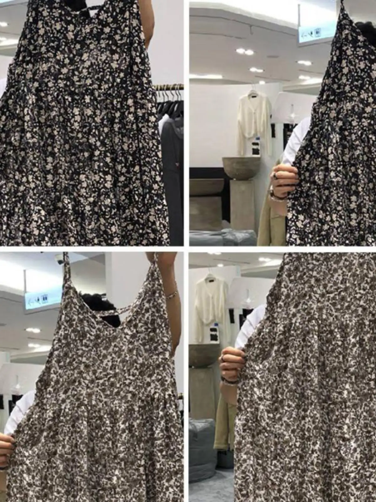 Women's Fashion Loose Vintage Halter Dress