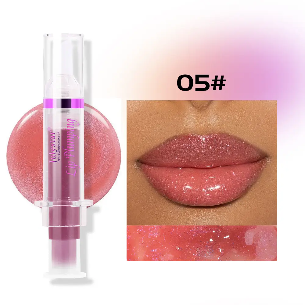 Lip Plumping Booster, Spicy Lip Plumping Oil, Ultra Hydrating Glossy Lip Plumper, Natural Fuller Lip Gloss For Girls Women