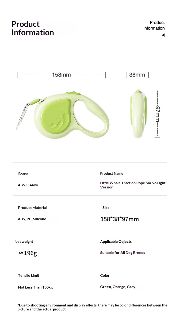 Retractable Dog Leash  Shock-Absorbing Design For Large Dogs  Durable Extendable Leash For Walking detail photo 10