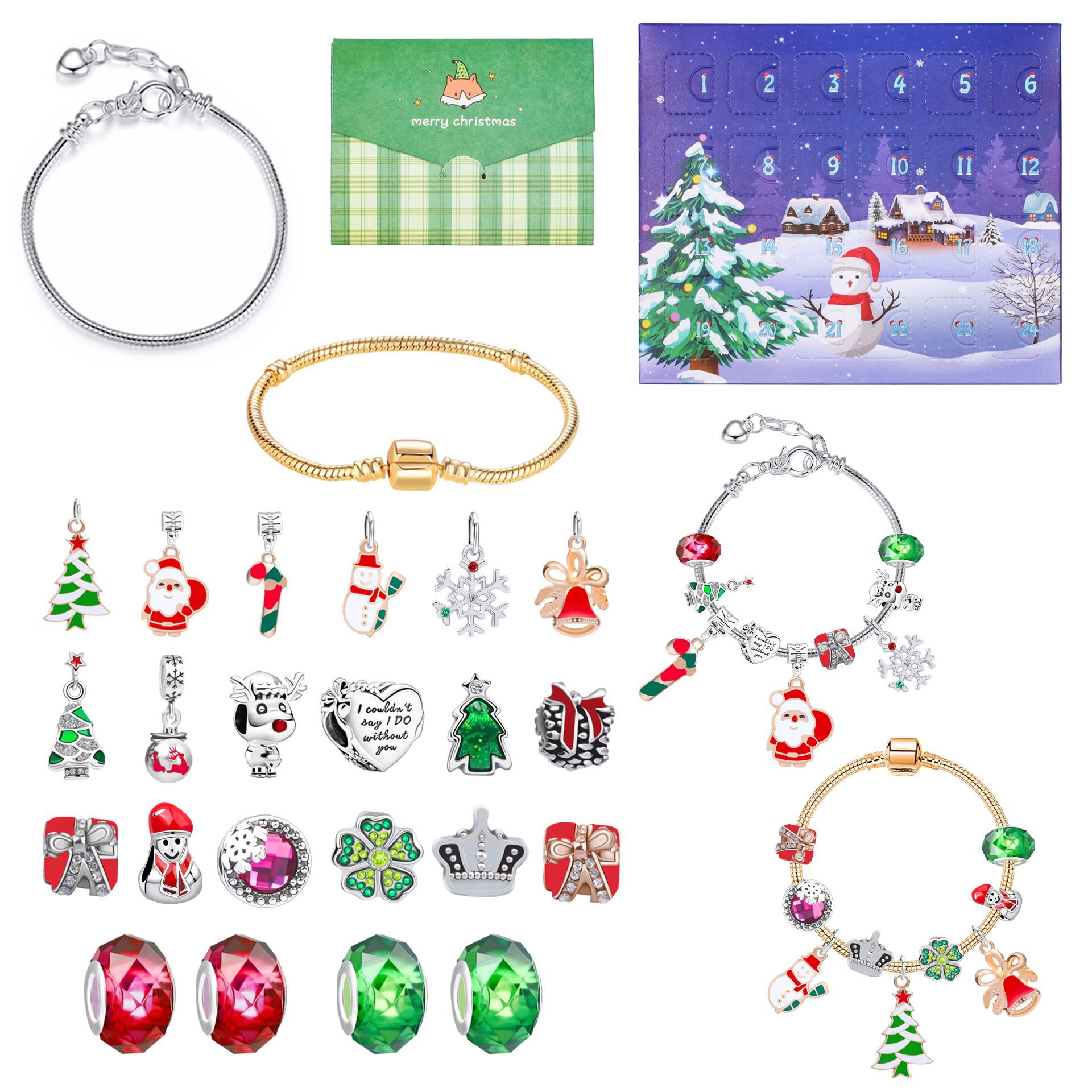 Title 5, Christmas Bells Handmade Bracelet Blind Box Set