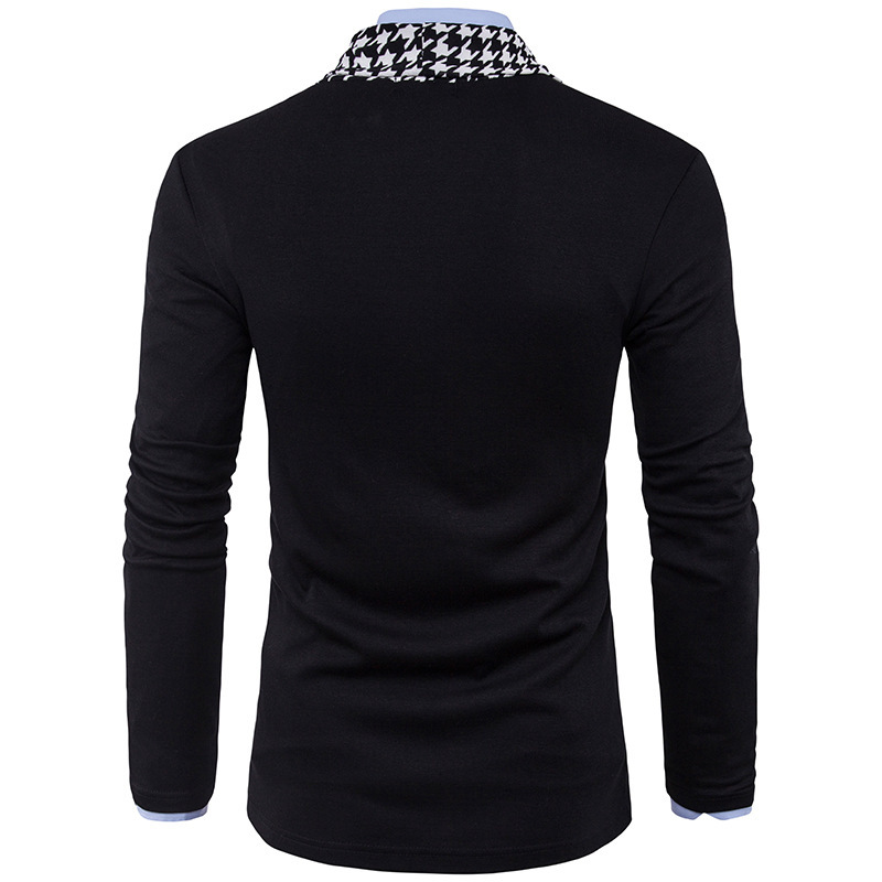 Men's Houndstooth Casual Knitwear Plus Size