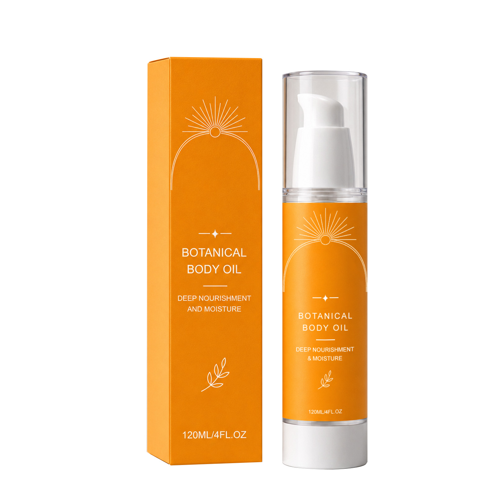 Moisturizing And Nourishing Body Essential Oils 120ml 1box