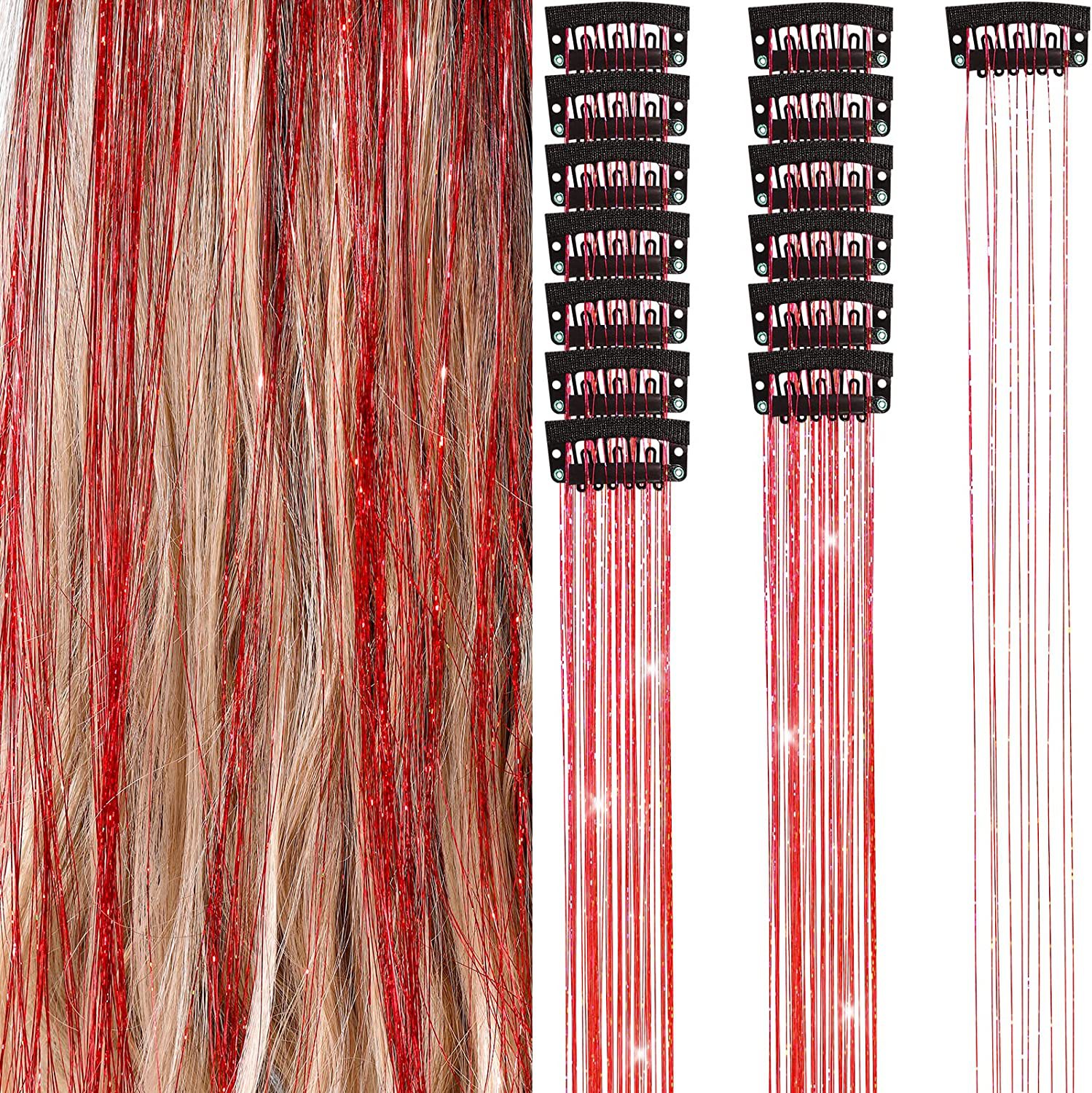 Title 11, 6-piece Laser Gold Wire BB Clip Single Card Wig...