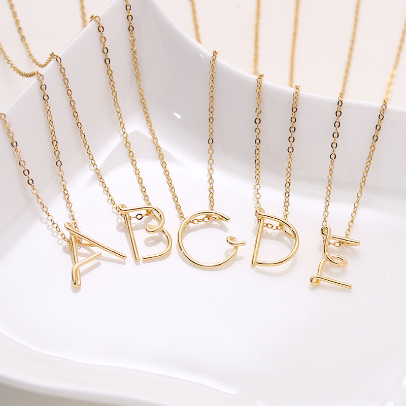 26 English Letter Pendant Clavicle Chain