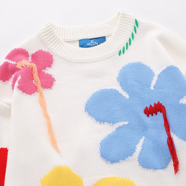 Autumn New Round Neck Pullover Knitted Sweater